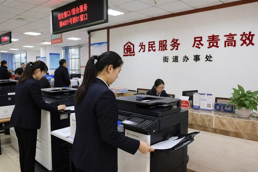 街道办事处文印升级
